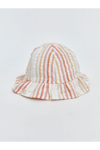 LC Waikiki New Season Color Block Baby Girl Bucket Hat - S5Bp56Z1