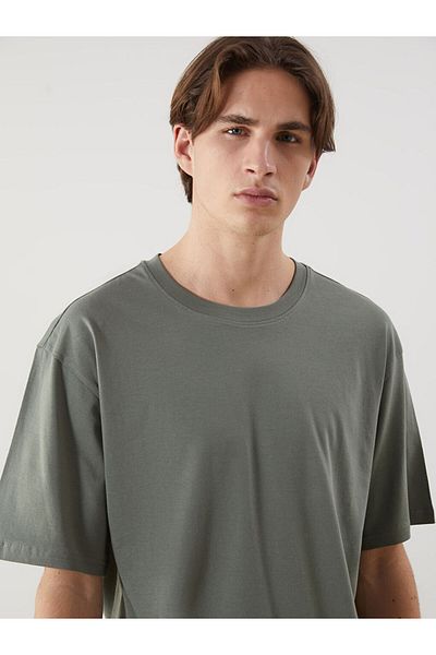 LC Waikiki Νέα σεζόν Crew Neck Duz Ανδρικό Tisort - S5FF13Z8