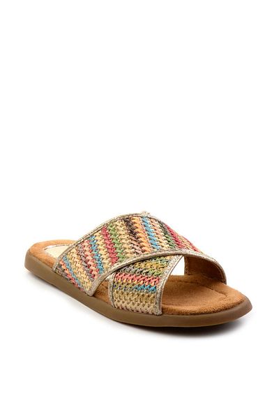 Bambi Multicolored Women's Slippers K04763070628