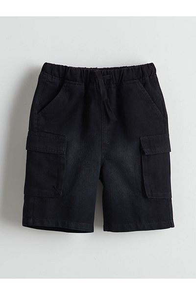 LC Waikiki Elastic Waist Boy Jean Shorts