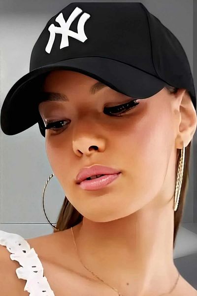 Themizel Sports Embroidered Unisex Adjustable 100% Cotton Hat Cap with Velcro on the Back