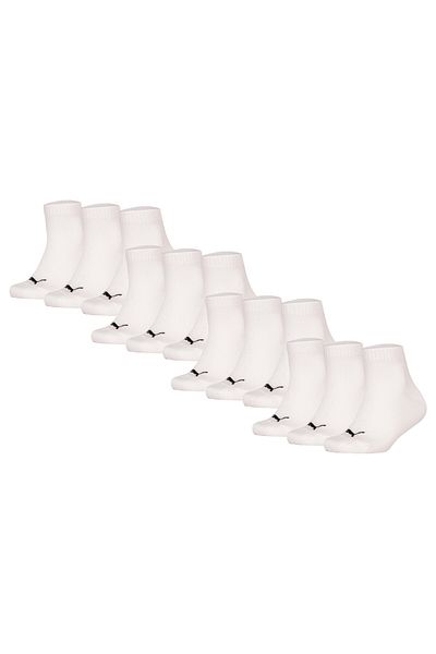Puma Kinder Quarter Socken, 12er Pack - Plain Quarter 12P, Logos, einfarbig