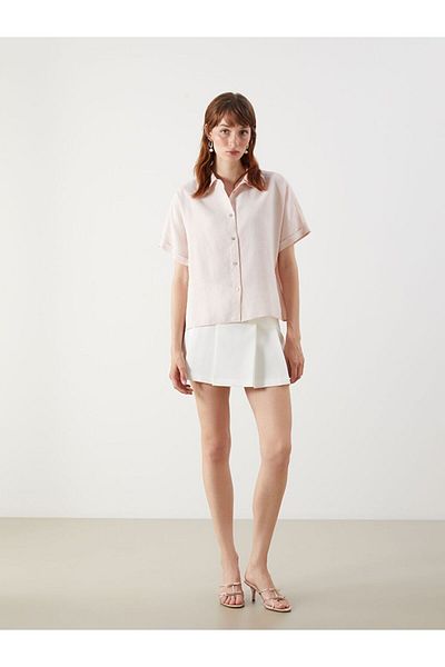LC Waikiki Lcw Vision Oversize Modal Blend Women's Shirt