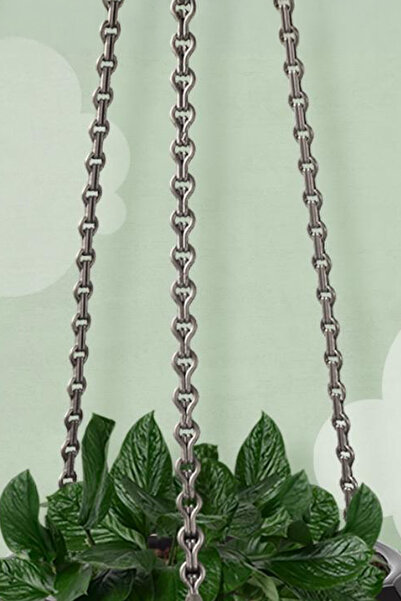 TEMMUZ HOME Aranjman Saksı Askısı ve Zinciri (plastik) 1 Adet (İlan Askı ve Z...