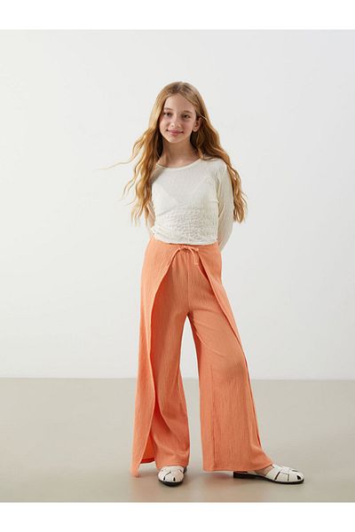 LC Waikiki New Season Elastic Waist Girls' Trousers