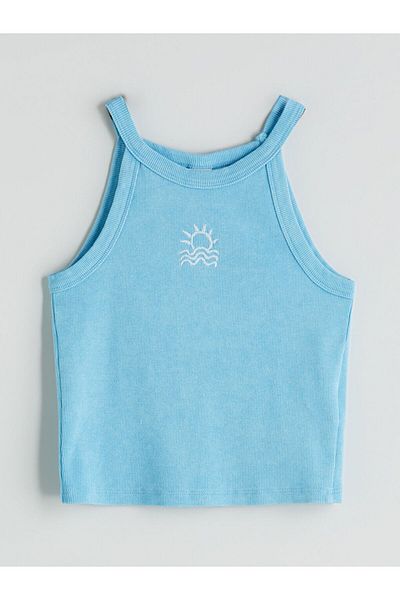 LC Waikiki Halter Neck Girl's Crop Tank Top