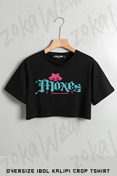 ZOKAWEAR Cyberpunk Moxes εμπριμέ υπερμεγέθη μπλουζάκι