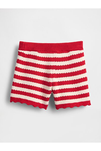 GAP Kız Bebek Kırmızı Örgü Şort