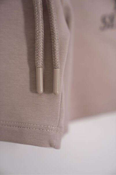 zepkids Text Printed Lace Detailed Stone Color Color Boy Capri