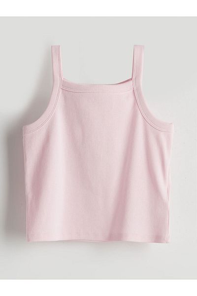LC Waikiki New Season Square Collar Girls' Undershirt - S5Cp87Z4