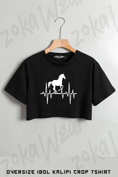 ZOKAWEAR Тениска с къс принт с щампа за конна езда