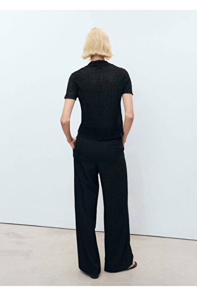 MANGO Woman Wideleg pensli pantolon