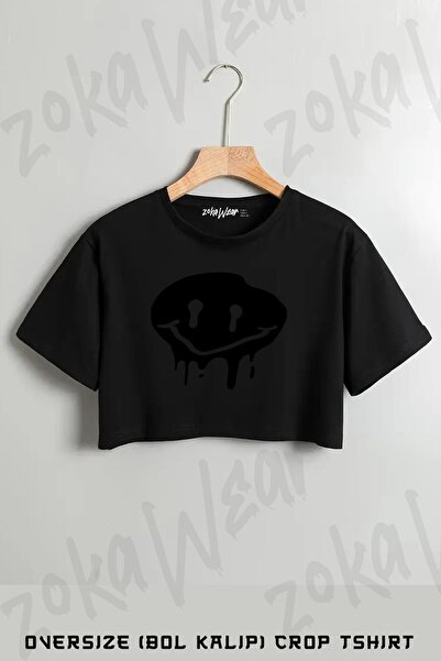 ZOKAWEAR Μπλουζάκι με στάμπα με χαμογελαστό πρόσωπο