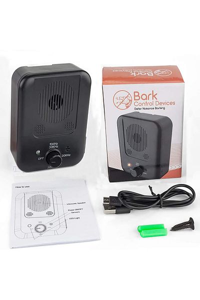 OEM Dispozitiv anti-lătrat, cu ultrasunete, pentru câini, negru