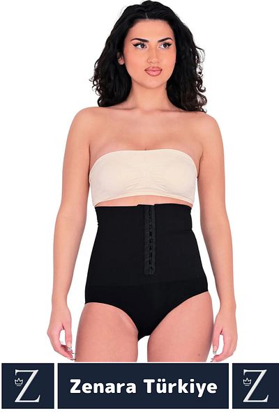 Zenara Casual Natural Look Body Slimming Shaping High Waist Underwire Slip Corset Tights