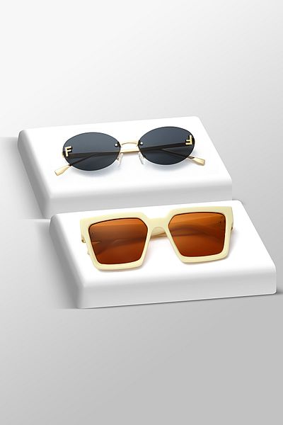 LUPİX Set of 2 Sun Glasses