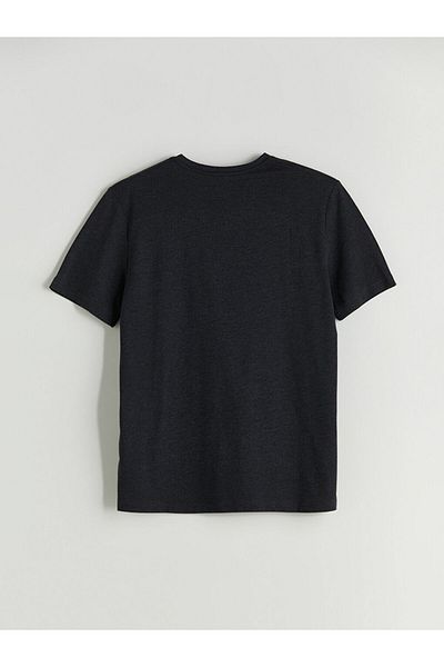 LC Waikiki New Season V-Neck Short Sleeve Combed Cotton Men's T-Shirt - S52843Z8
