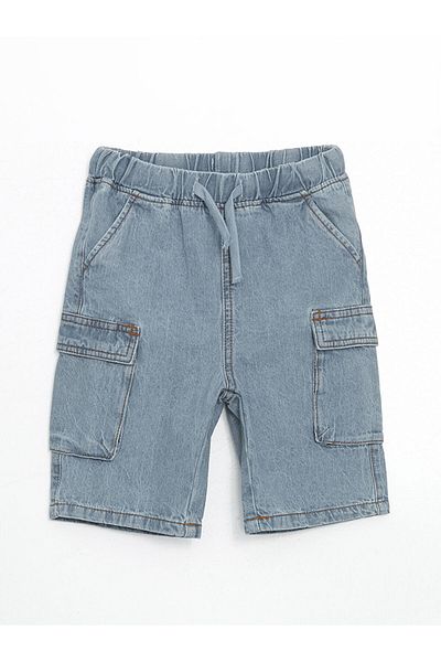 LC Waikiki Elastic Waist Boy Jean Shorts