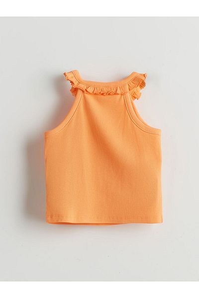 LC Waikiki New Season Halter Neck Printed Girls Undershirt - S5I258Z1