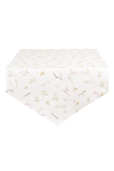 Clayre & Eef Table Runner Cotton Spring 50x160 cm