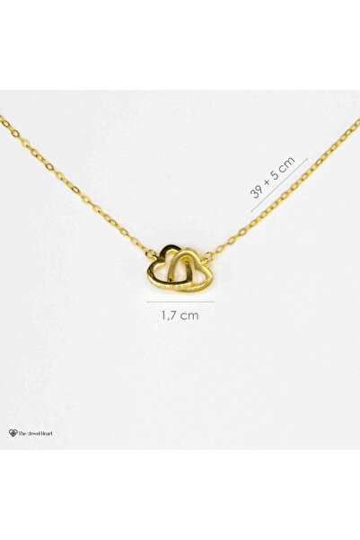 The Jewel Heart Bijuterie Emoționantă Pentru Bunica – Colier Din Argint 925 Aurit, Mesaj Personal și Cutie Cu LED