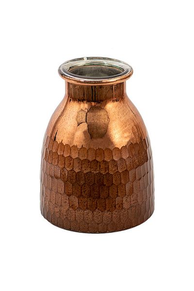 Clayre & Eef Vaza sticla cupru 15x20 cm