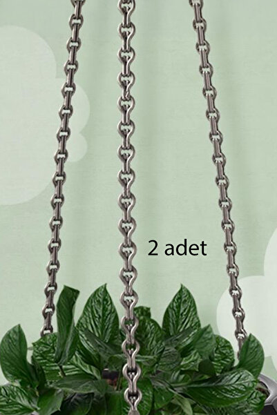 TEMMUZ HOME Aranjman Saksı Askısı ve Zinciri (plastik) 2 Adet (İlan Askı ve Z...