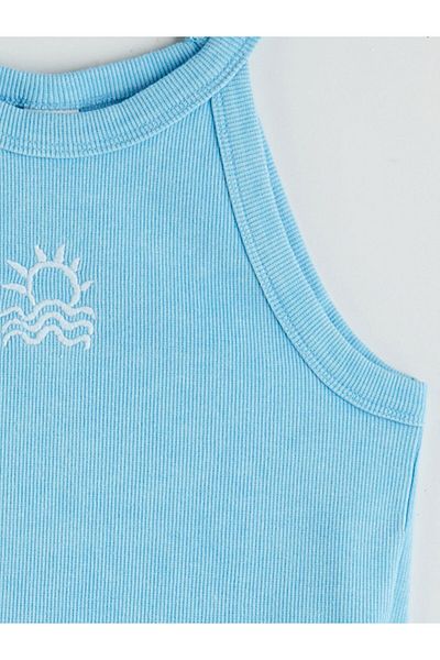 LC Waikiki Halter Neck Girl's Crop Tank Top