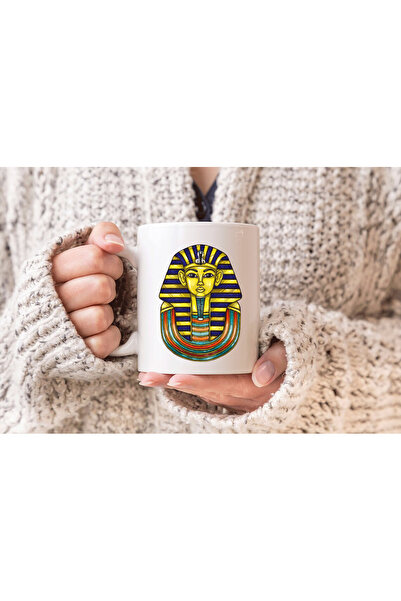 MODA كوب بورسلين هدية مطبوع عليه فرعون