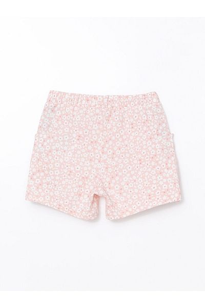 LC Waikiki New Season Elastic Waist Floral Girls' Shorts - S5Kf53Z4