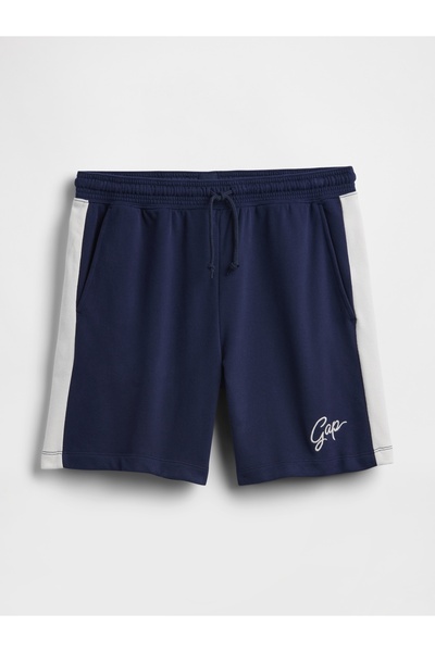 GAP Erkek Lacivert VintageSoft Sweat Şort