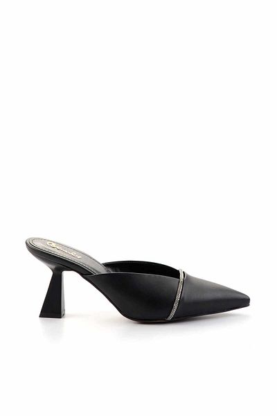 Bambi Black Platinum Women's Slippers K04231365309