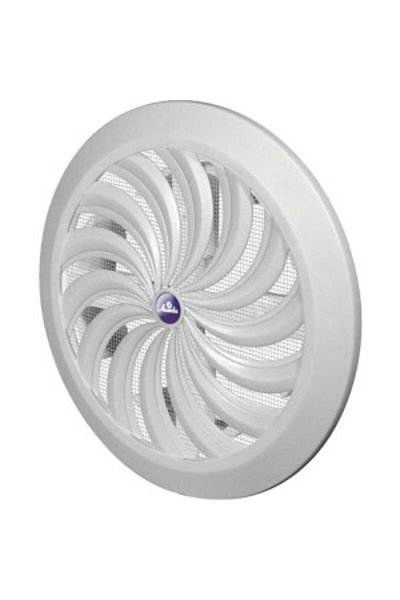 Venus Dsh Grila Ventilatie Circulara, Cu Inchidere Si Plasa, Dt Reglabil 100-150 Mm Alb T88 (Aw)