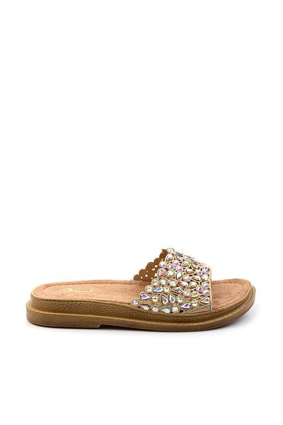 Bambi Gold Women's Slippers K04823121578