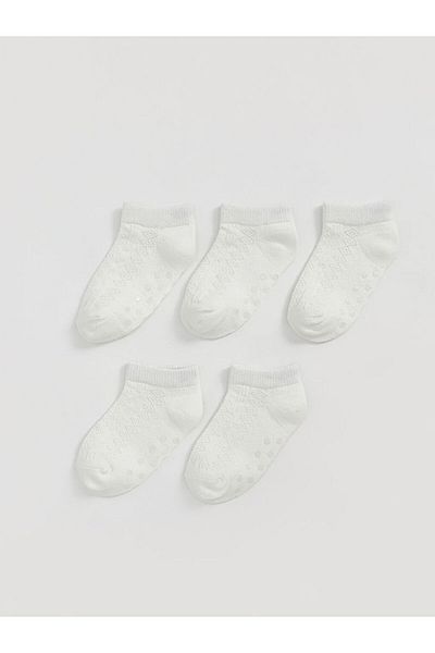 LC Waikiki New Season Basic Baby Girl Booties Socks 5-Piece - S5Hi03Z1