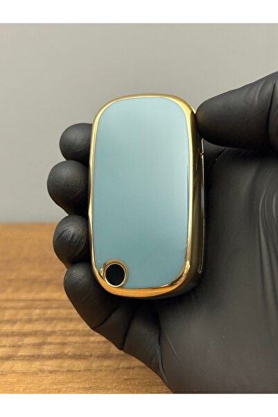 Mavi Keys Husă pentru chei de control din silicon cu 2 butoane, compatibilă cu Renault Clio 2, Clio 3, Kangoo, culoare gri