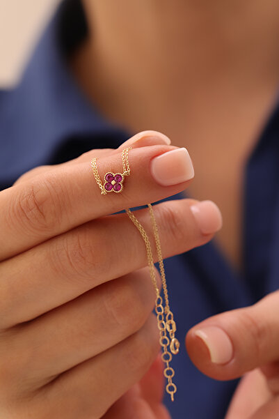 YAVUZ KUYUMCULUK 14 Ayar Altın Çiçek Bileklik