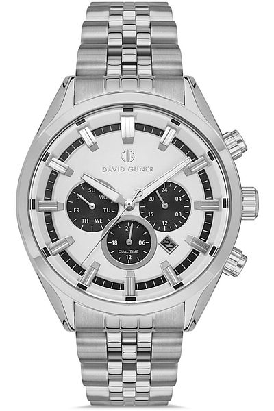 DAVID GUNER David Guner Men's Watch Dg-8402Ga-A1 46 mm Metal