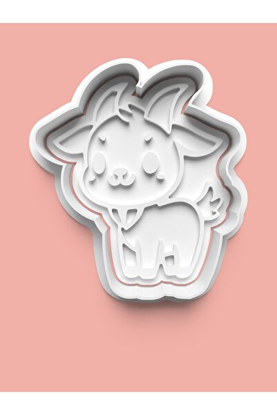 AKTASTORE قالب كوكيز الماعز الصغير وقالب عجينة السكر 0555-4