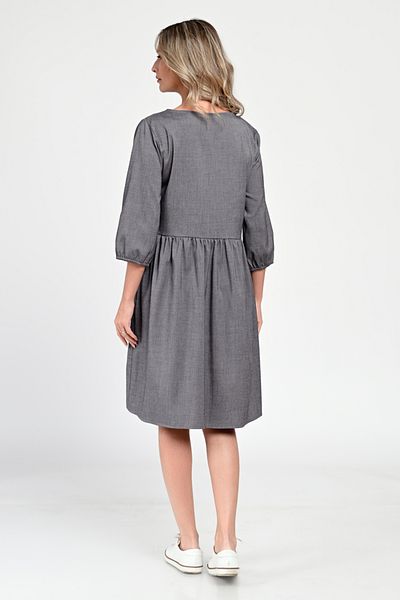 Eranthe Women's Medium Dress, Casual, Gray V307