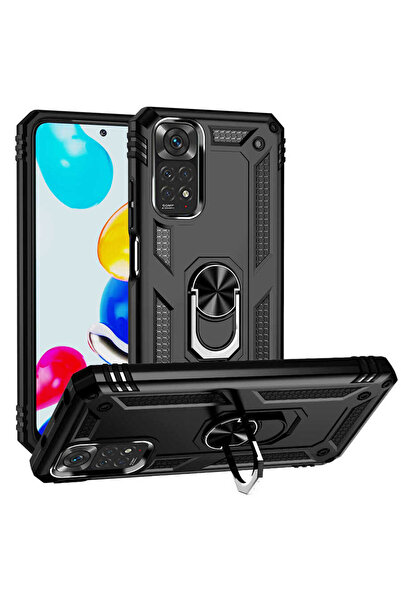 YTSGLOBAL غطاء حماية ريدمي نوت 11 العالمي YTSG Vega - أسود