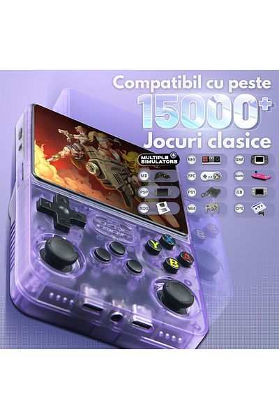VisionHub Portable Gaming Console With 15,000 Classic Games, 3.5'' HD Screen, 128gb Storage, 3D Joysticks