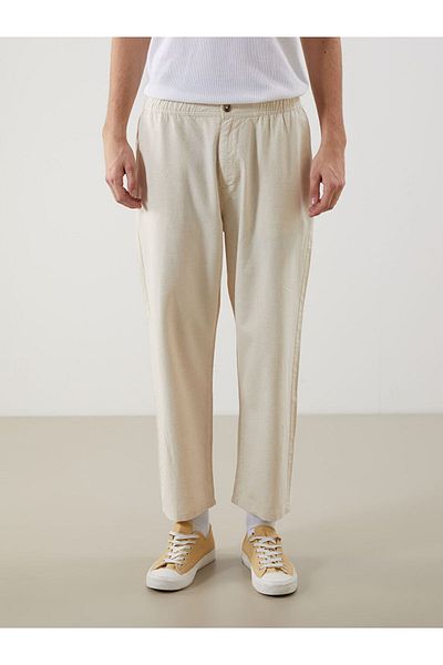 LC Waikiki New Season Comfortable Fit Men's Trousers with Elastic Waist - S5Ek37Z8