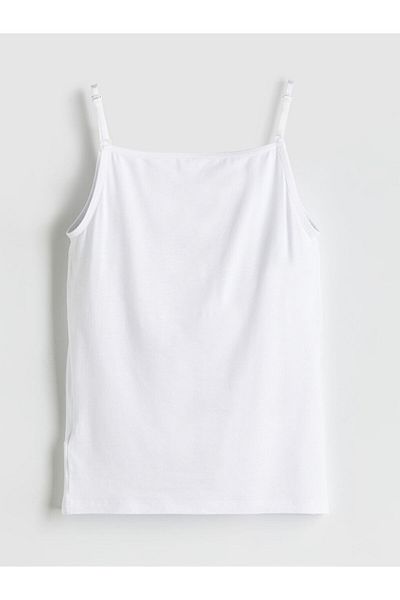 LC Waikiki New Season Square Collar Girls' Undershirt - S5Ju60Z4