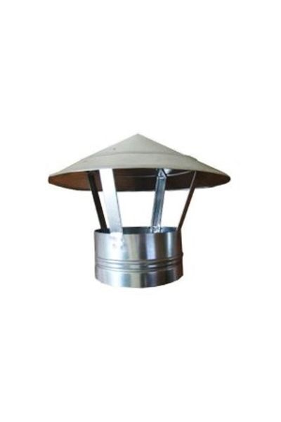 Venus Dsh Capac Terminal Simplu Pentru Cos Fum, Inox 120 Mm