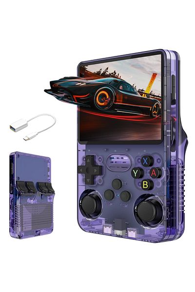 VisionHub Portable Gaming Console With 15,000 Classic Games, 3.5'' HD Screen, 128gb Storage, 3D Joysticks