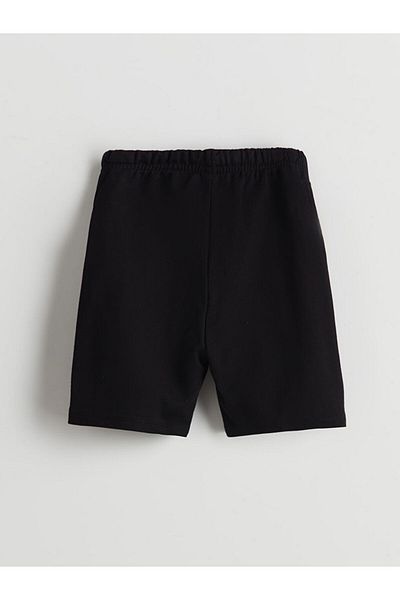 LC Waikiki Blue Basic Boy's Shorts with Elastic Waist