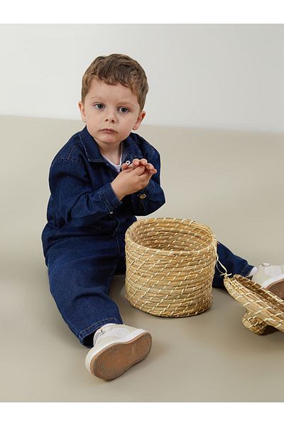 LC Waikiki Cotton Baby Boy Jacket and Pants 2 Pcs