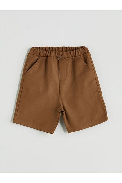 LC Waikiki New Season Basic Boy's Shorts with Elastic Waist - S5Lg87Z1