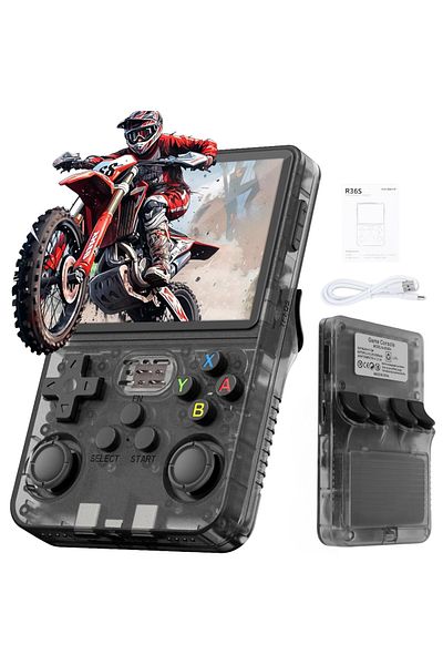 VisionHub Portable Gaming Console with 15,000+ Classic Games, VisionHub®, 3.5'' HD Screen, 128GB Storage